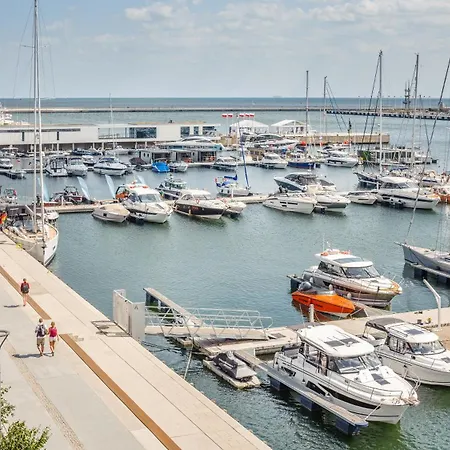 アパート Flatbook - Center Yacht Park Marina View Ii グディニャ